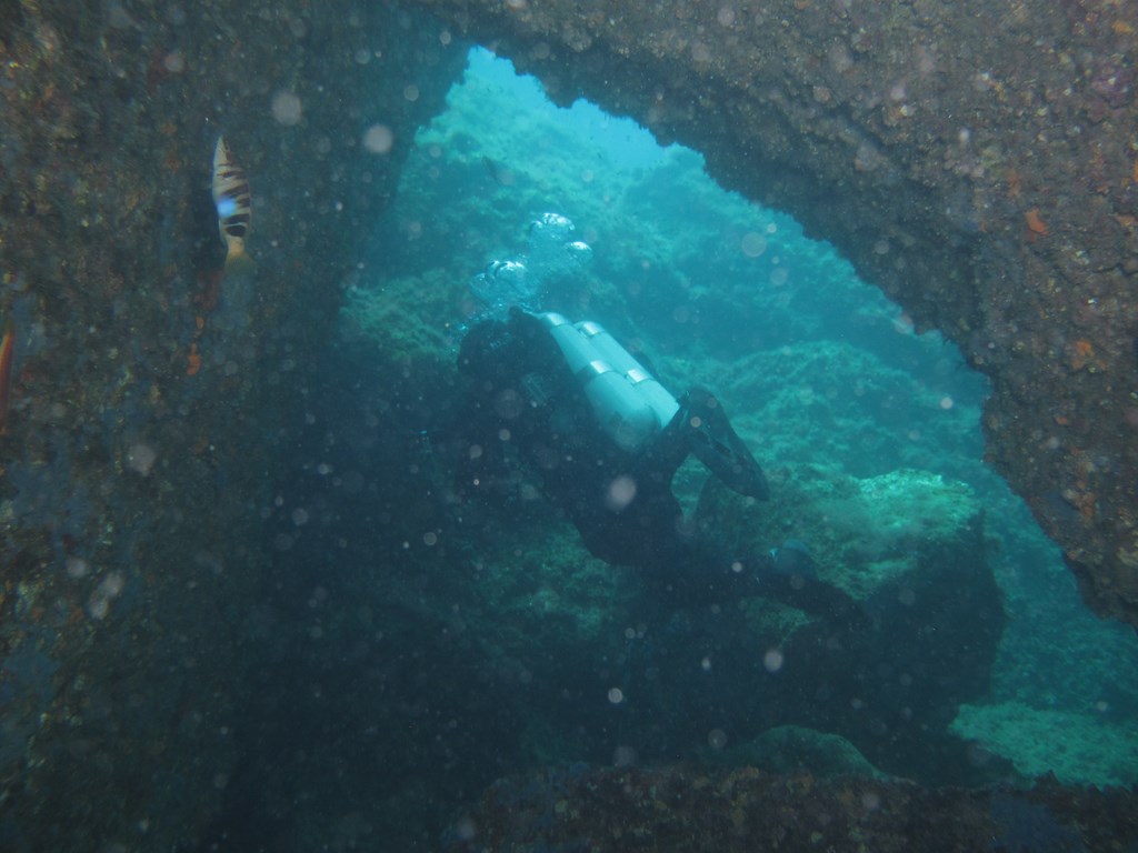 immersione allo scoglio "della Nave", Ischia